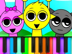 遊戲Sprunki Piano Explorer在線