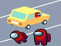 遊戲Among Us Car Race在線