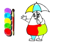 遊戲Grimace Click and Paint在線