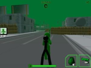 遊戲Stickman Zombie射擊3D在線