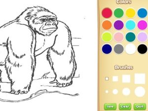 遊戲動物園動物著色書在線