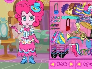 遊戲我的小馬駒exepria Girls Pinkie Pie打扮在線
