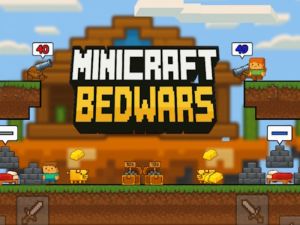 遊戲Minecraft Bedwars在線