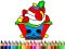 遊戲Back To School: Cake Coloring Book在線