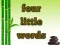 遊戲Four Little Words在線