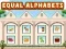 遊戲Equal Alphabets在線