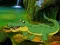 遊戲Crocodile Waterfalls Forest Escape在線
