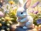 遊戲Jigsaw Puzzle: Sunny Forest Rabbit在線