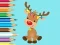 遊戲Coloring Book: Cute Christmas Reindeer在線