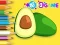 遊戲Coloring Book: Avocado Fruit在線