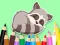 遊戲Coloring Book: Baby Raccoon在線