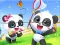 遊戲Jigsaw Puzzle: Baby Panda Spring Outing在線