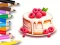 遊戲Coloring Book: Berry Cake在線