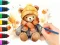 遊戲Coloring Book: Autumn Bear在線