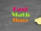 遊戲Fast Math Quiz在線