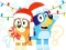 遊戲Kids Quiz: Bluey Christmas Quiz在線