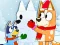 遊戲Jigsaw Puzzle: Bluey Christmas Snowman在線