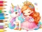 遊戲Coloring Book: Unicorn Secret Whisper在線