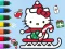 遊戲Coloring Book: Hello Kitty Christmas在線