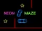 遊戲Neon Car Maze在線
