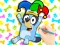 遊戲Coloring Book: Clown Bluey在線