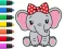 遊戲Coloring Book: Elephant在線