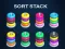 遊戲Sort Stack color Hoop Game在線