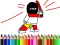 遊戲Back To School: Hero Coloring Book在線