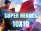 遊戲Super heroes 10х10在線