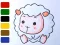 遊戲Baby sheep ColoringBook在線