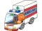 遊戲Cartoon Ambulance Puzzle在線