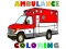 遊戲Ambulance Trucks Coloring Pages在線
