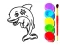 遊戲Dolphin Coloring Book在線
