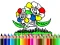 遊戲Back to School: Flowers Coloring在線