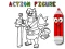 遊戲Back To School: Action Figure Coloring在線