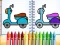 遊戲Cute Bike Coloring Book在線