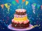遊戲Birthday cake puzzle在線