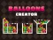 遊戲Balloons Creator在線