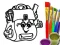 遊戲Back To School: School Bag Coloring Book在線