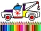 遊戲Back To School: Trucks Coloring在線