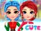 遊戲Rainbow Girls Christmas Outfits在線