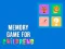 遊戲Memory Game for Childrens在線