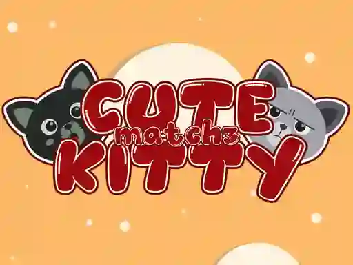 遊戲Cute Kitty Match 3在線