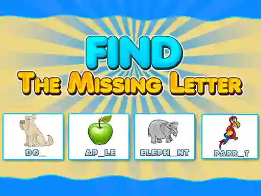 遊戲Find The Missing Letter在線