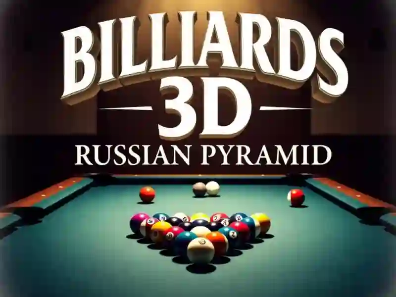 遊戲Billiards 3D Russian Pyramid在線