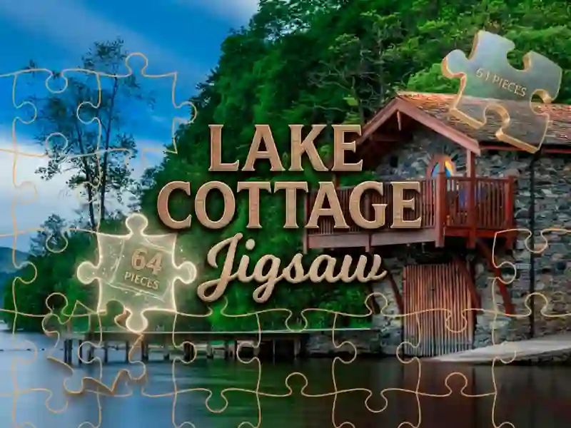 遊戲Lake Cottage Jigsaw在線