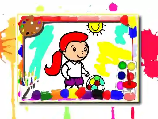 遊戲Football Coloring Book在線