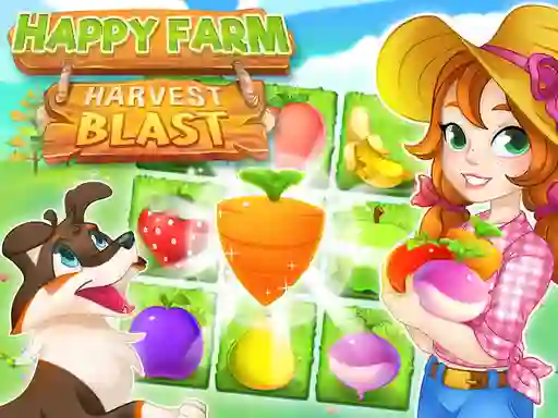 遊戲Happy Farm Harvest Blast在線