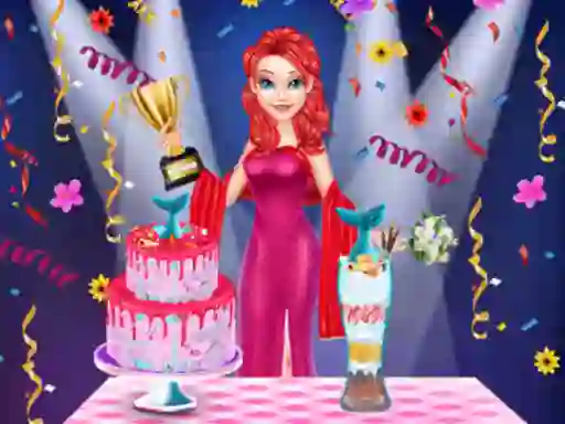 遊戲Mermaid Cake Cooking Design在線