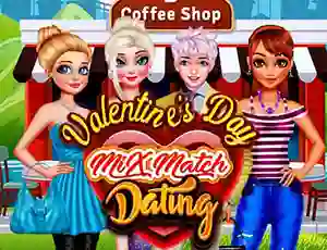 遊戲Valentines Day Mix Match Dating在線